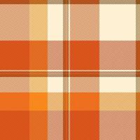 nahtlos Stoff von Textur prüfen Hintergrund mit ein Tartan Muster Textil- Plaid. vektor