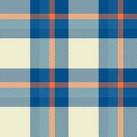 Stoff prüfen Textur von nahtlos Tartan mit ein Muster Plaid Hintergrund Textil. vektor