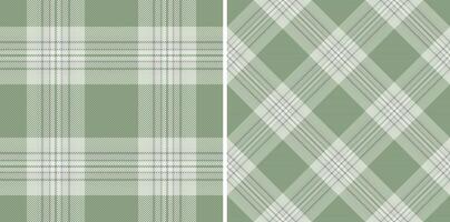 Plaid Stoff von prüfen Tartan Muster mit ein Hintergrund Textil- nahtlos Textur. vektor