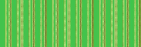 samtida sömlös bakgrund, skede textil- tyg rand. fullkomlighet mönster textur rader vertikal i grön och gul färger. vektor