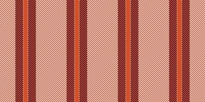 bekväm textur bakgrund, strömmande mönster tyg vertikal. djärv rand sömlös rader textil- i röd och vit färger. vektor