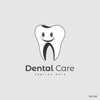 Logo Dental Pflege Design vektor