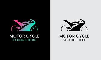 Motorsport Logo Vorlage, perfekt Logo zum Rennen Mannschaften, Motorrad, Motorrad Gemeinschaft, Motorrad Logo Konzept vektor