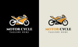 motorsport logotyp mall, perfekt logotyp för tävlings lag, motorcykel, motorcykel gemenskap, motorcykel logotyp begrepp vektor