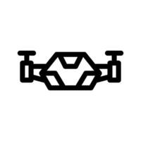 Drohne Symbol Symbol Design Illustration vektor
