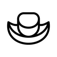 Cowboy Hut Symbol Symbol Design Illustration vektor