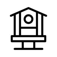 Vogel Haus Symbol Symbol Design Illustration vektor