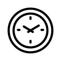 Uhr-Symbol-Symbol-Design-Illustration vektor