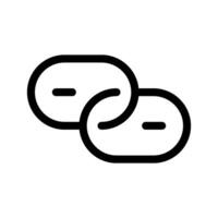 Kette Symbol Symbol Design Illustration vektor