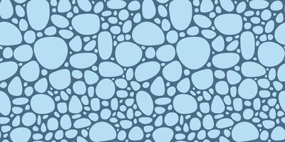 Zellen nahtlos Muster. Hand gezeichnet Muster. Blau und Weiß abstrakt Steine Hintergrund. wiederholen Stein Textur. elegant Ornament. modern Design Textil, Papier, vektor
