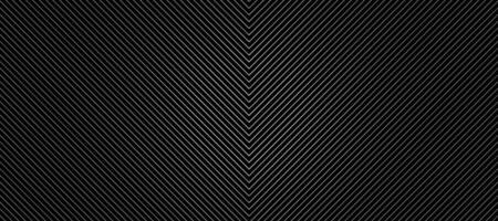 schwarz abstrakt Hintergrund mit diagonal Weiß Linie Muster. vektor