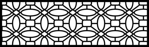 schwarz orientalisch Muster Illustration vektor