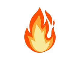 Flamme Feuer Verbrennung Hintergrund Illustration vektor
