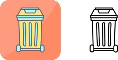 Müll-Icon-Design vektor