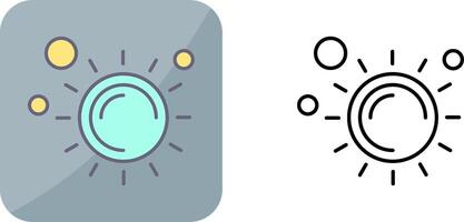 solen ikon design vektor