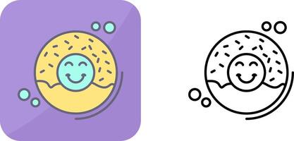 Donut-Icon-Design vektor