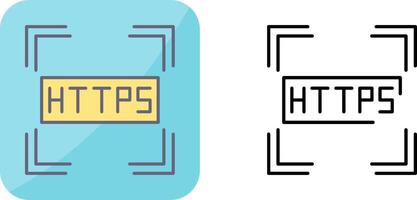 https Symbol Design vektor