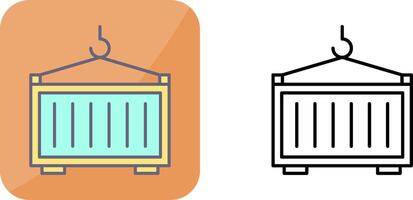 Container-Icon-Design vektor