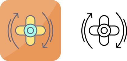 Symboldesign drehen vektor