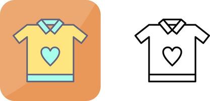 T-Shirt-Icon-Design vektor