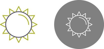 Sonne-Icon-Design vektor