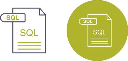 sql Symbol Design vektor