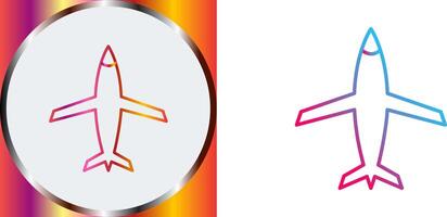 Flugzeug-Icon-Design vektor