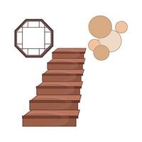 illustration av trappa vektor