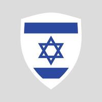 Israel Flagge im Schild gestalten Rahmen vektor