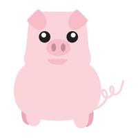 tecknade gris koncept vektor