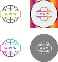 värld bred webb ikon design vektor