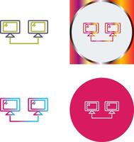 in Verbindung gebracht Systeme Symbol Design vektor