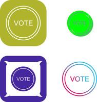 rösta länk ikon design vektor