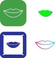 Lippen Symbol Design vektor