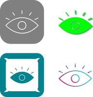 Augen-Icon-Design vektor