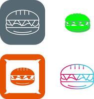 Sandwich-Icon-Design vektor