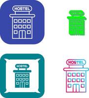 Hostel-Icon-Design vektor