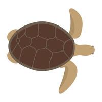 trendige Schildkrötenkonzepte vektor