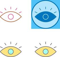 Augen-Icon-Design vektor
