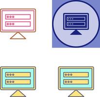 beschädigt Daten Symbol Design vektor