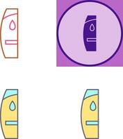 Shampoo-Icon-Design vektor