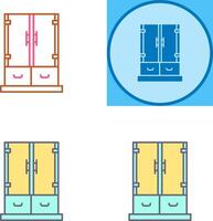 Kabinett Schublade Symbol Design vektor