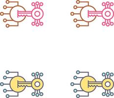 Design von Verschlüsselungssymbolen vektor