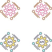 api Symbol Design vektor