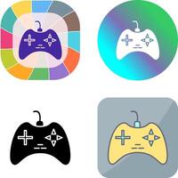 einzigartig Spielen Konsole Symbol Design vektor