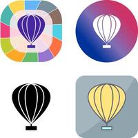 Heißluftballon-Icon-Design vektor