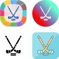 Eishockey-Icon-Design vektor