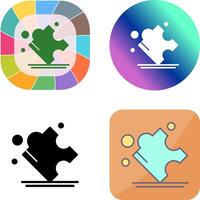 Puzzle-Icon-Design vektor