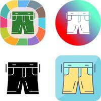 Shorts-Icon-Design vektor