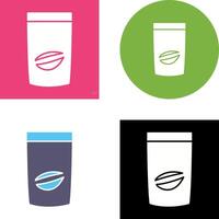 Kaffee Tasche Symbol Design vektor